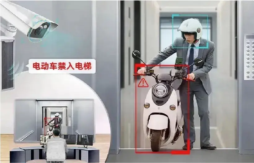 电瓶车进梯监测2